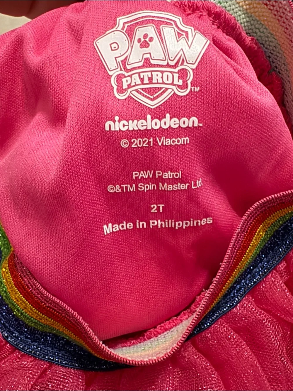 Sparkly Pink & Black Tulle Skirts Trio - Gymboree/ Disney & Paw patrol - 18mo/2T